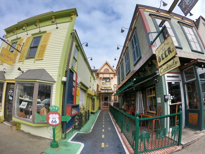Unique shops at Bar Harbor