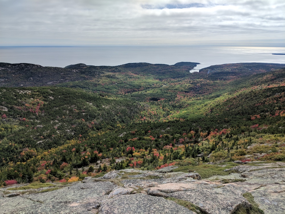 A clear view from the Cadillac Mountain