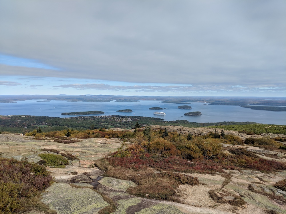 Atop Cadillac Mountain
