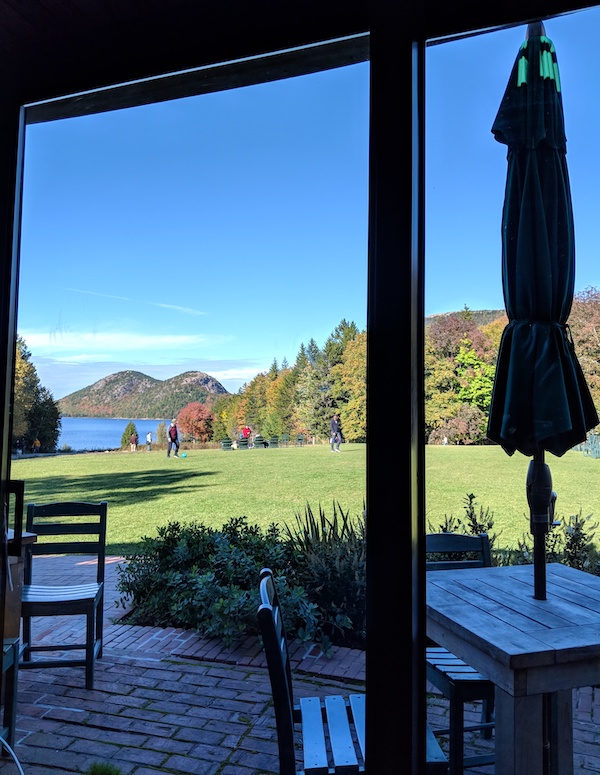 View from the Jordan Pond House
