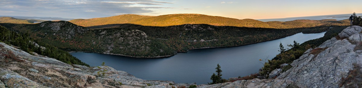 Jordan Pond from the top