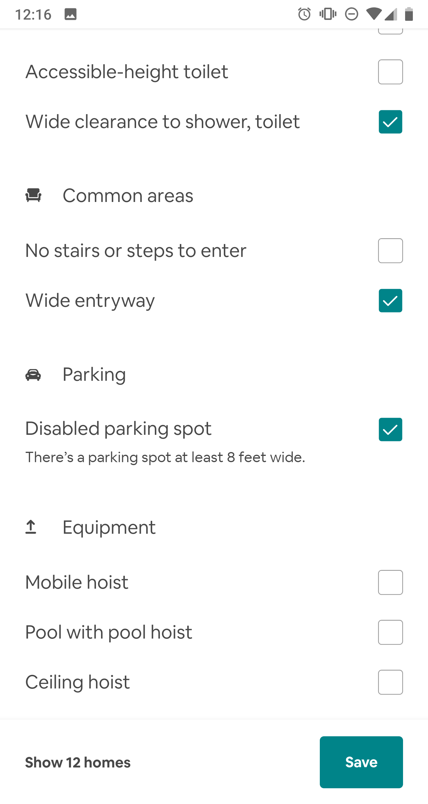 Accessibility Filters in Airbnb