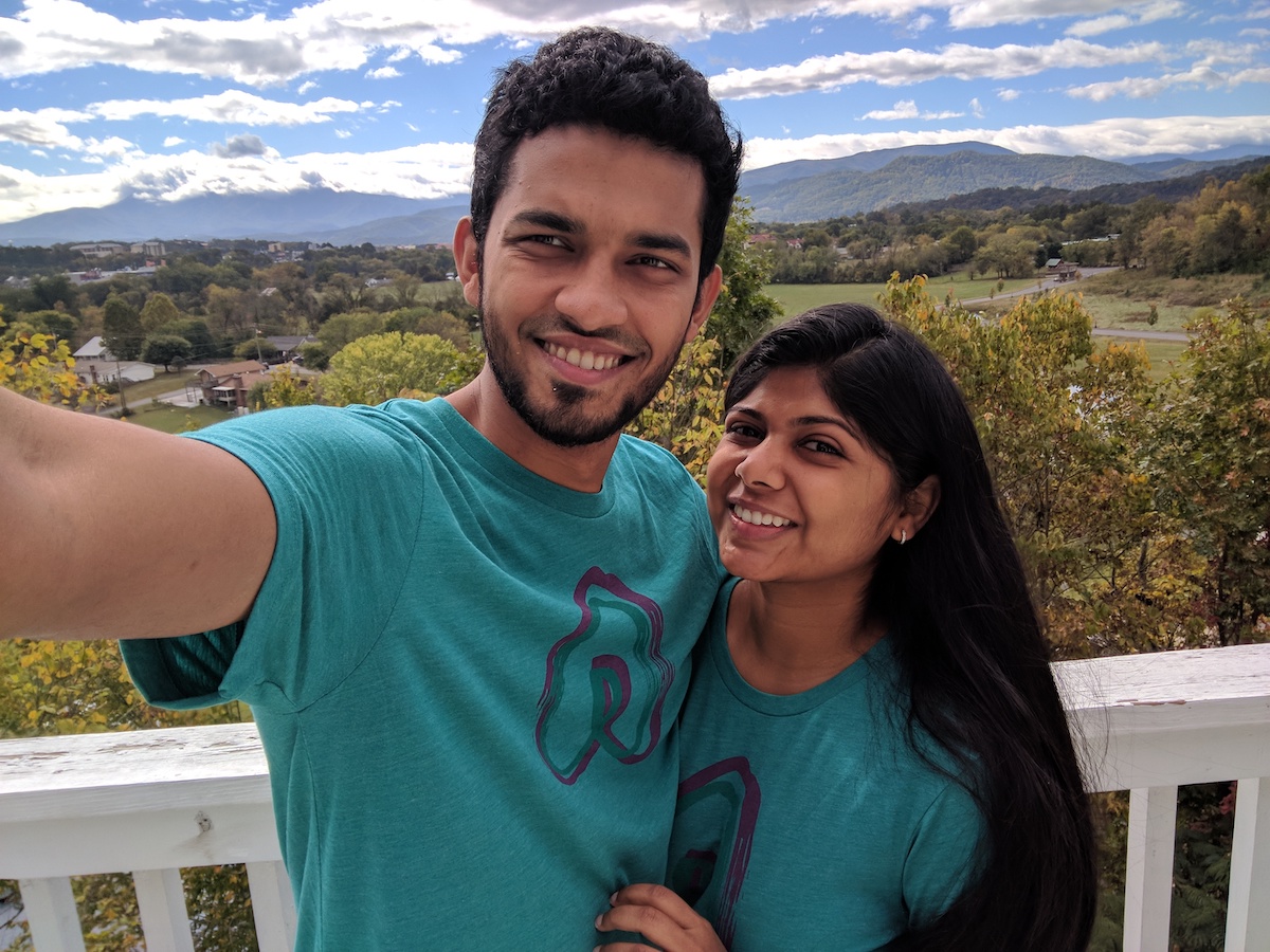 Explorers with Airbnb T-shirts