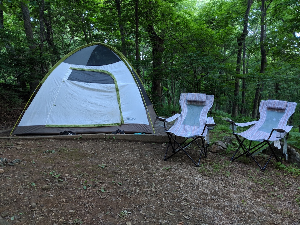 Campsite at Peaks of Otter